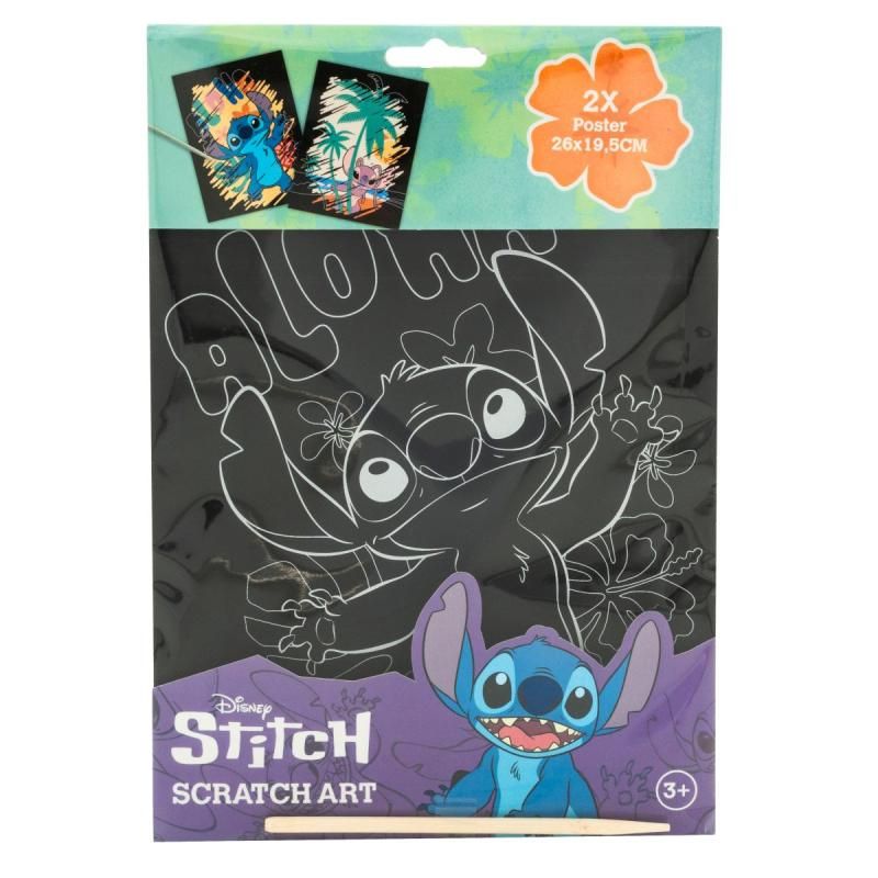 PK Stitch scratch art
