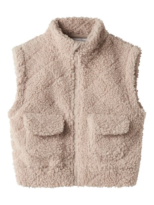 Hovedbilde Name It Nilla teddy vest island fossil