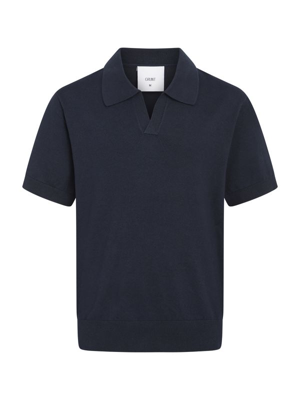 Grunt Banthat strikket kortermet overdel Navy