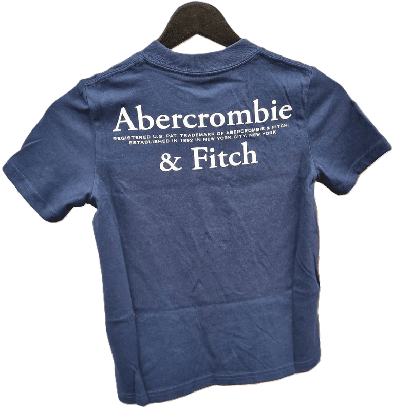Abercrombie T-shirt backprint navy blazer