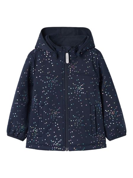 Bilde av Name It Malta softshell jakke dark hjerte