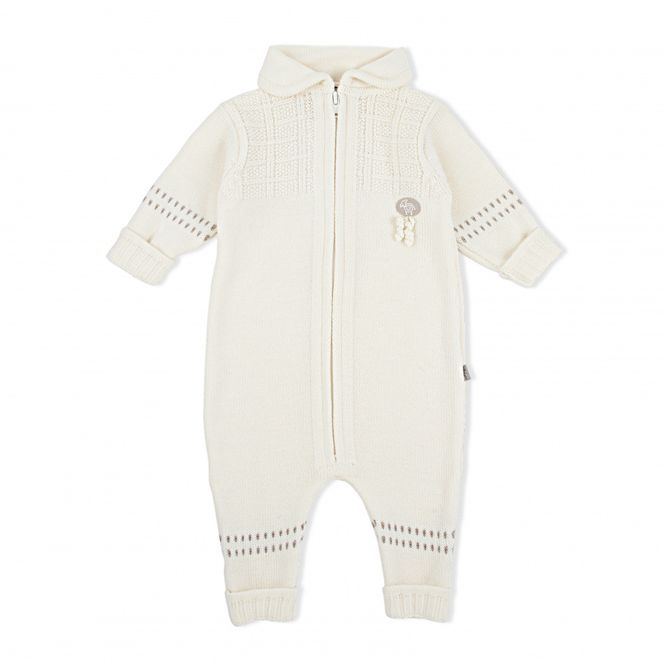 Hovedbilde Lillelam Sparkedress ull classic hvit