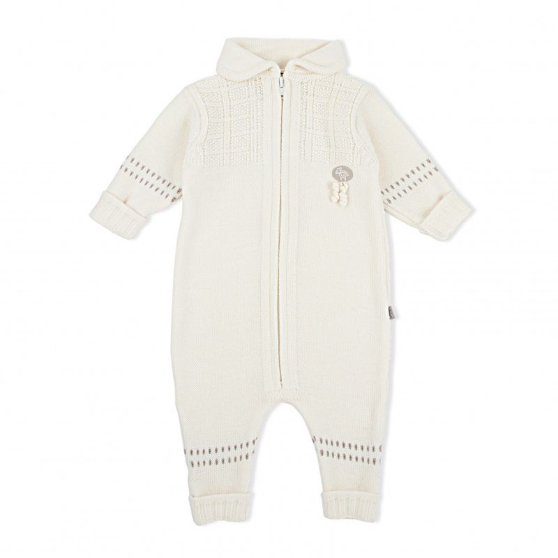 Lillelam Sparkedress ull classic hvit