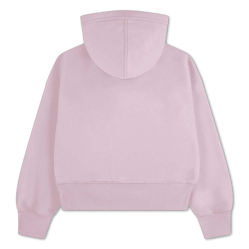 Abercrombie Hettegenser essential logo white chalk pink