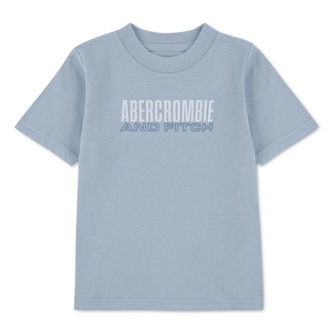 Hovedbilde Abercrombie T-shirt blue fog logo print
