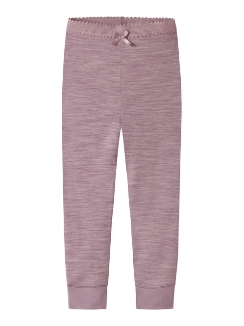 Hovedbilde Name It Wyla mini ull/bambus legging toadstool