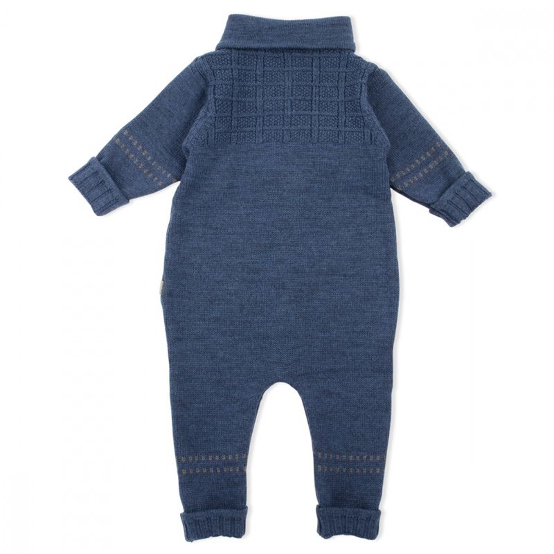 Lillelam Sparkedress ull classic blå