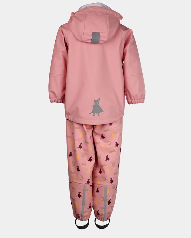 Kattnakken Plask regnsett rosa krystall