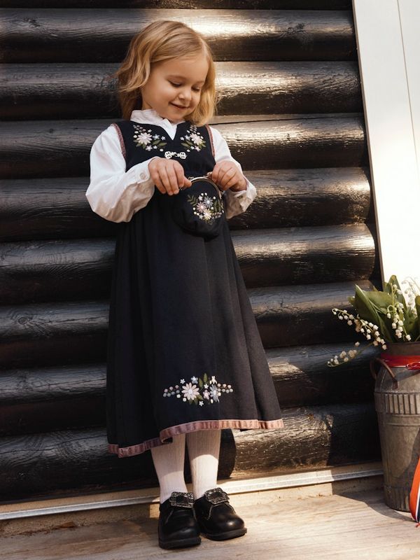 Name It Tena Festdrakt hvit skjorte M