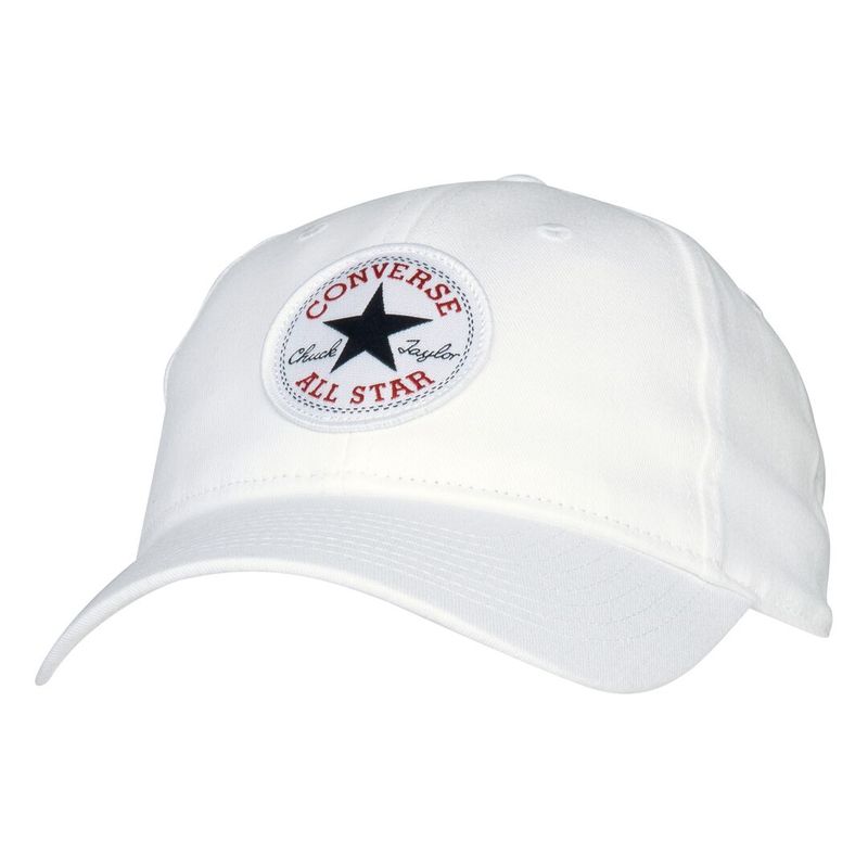 Converse Caps patch logo white