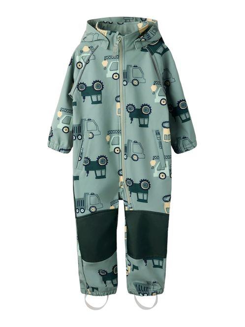 Hovedbilde Name It Alfa softshell dress chinois green aop ...