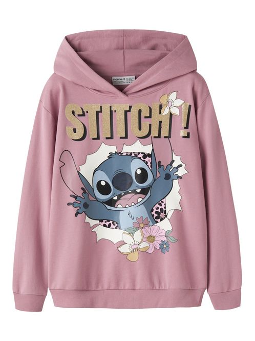Hovedbilde Name It Stitch Jynda hettegenser lilas