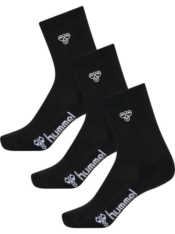 hmlJR 3-pk sokker bee black