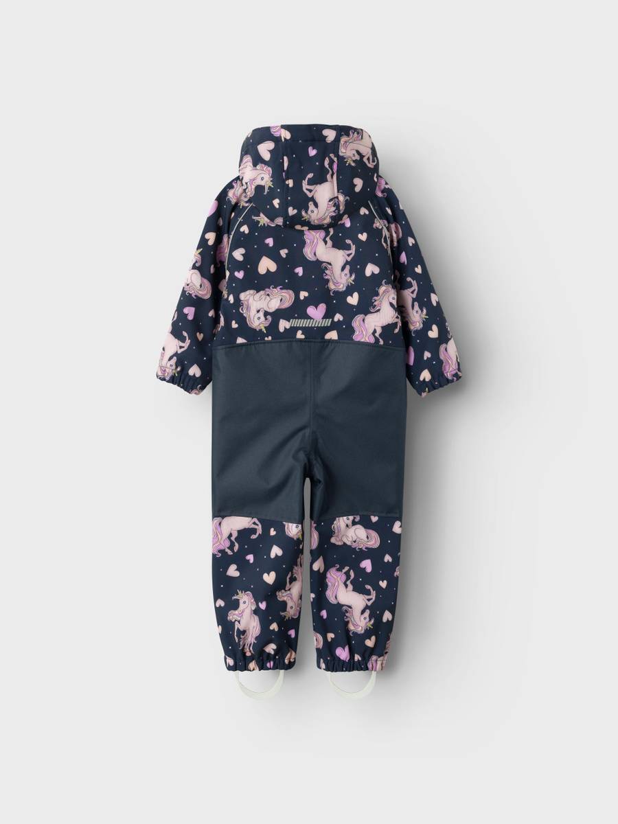 Name It Alfa softshell dress unicorn dark 
