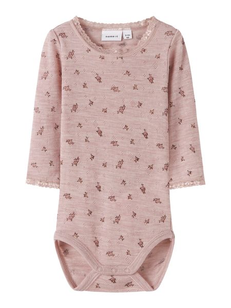 Hovedbilde Name It Wang ull body shadow gray blomster