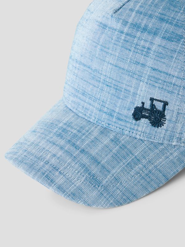 Name It Jacob caps blue fog melange