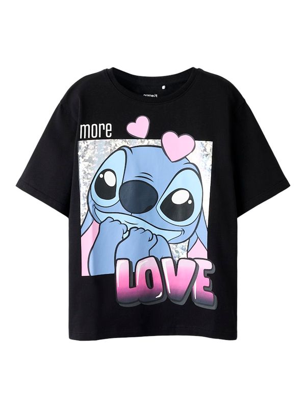 Name It Stitch Fora T-shirt black
