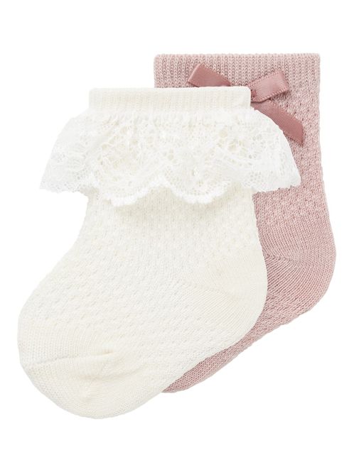 Hovedbilde Name It Wakma ull pynte sokk 2 pk 
