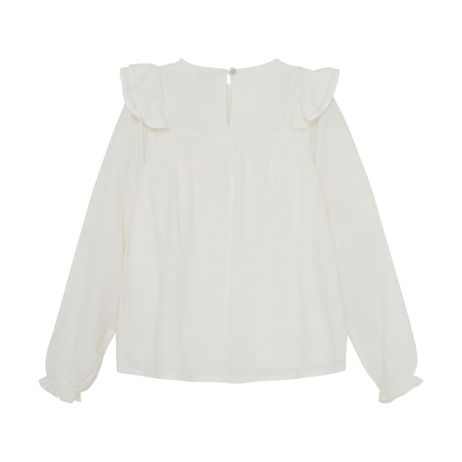 Hovedbilde Creamie Bluse dobby cloud