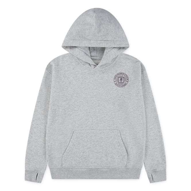 Hovedbilde Abercrombie Hettegenser backprint light grey