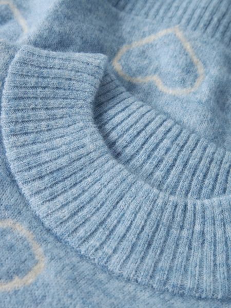 Hovedbilde Name It Leify strikket genser dusty blue
