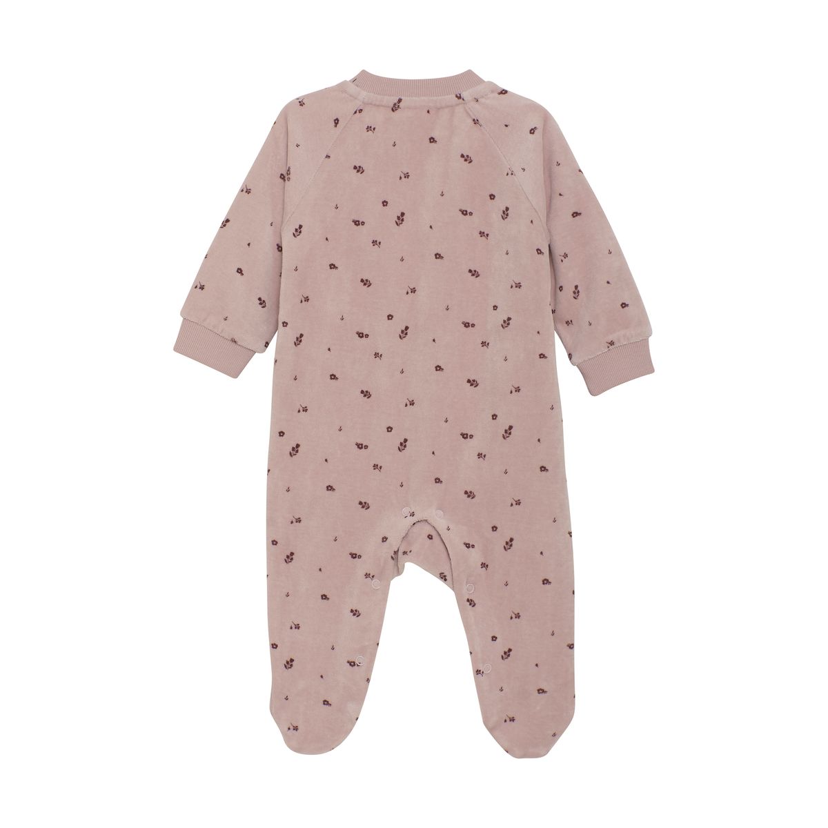 Fixoni Sparkedress velour blomst violet