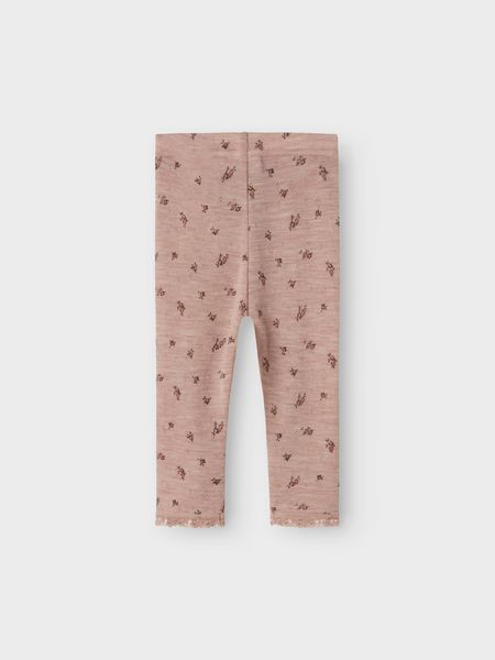 Hovedbilde Name It Wang ull legging shadow gray blomster