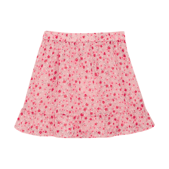 Hovedbilde Creamie Skjørt chiffon blomster rose smoke