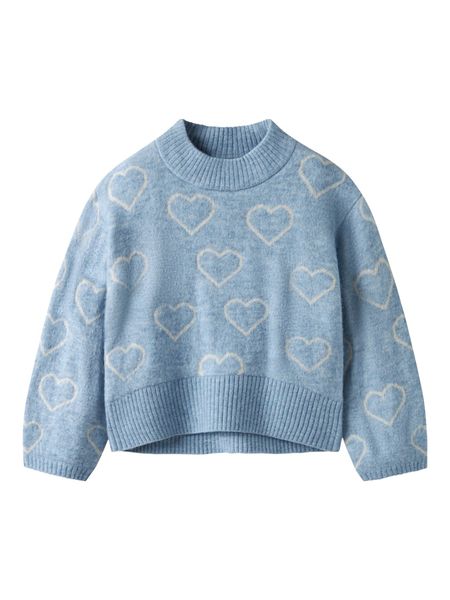 Hovedbilde Name It Leify strikket genser dusty blue
