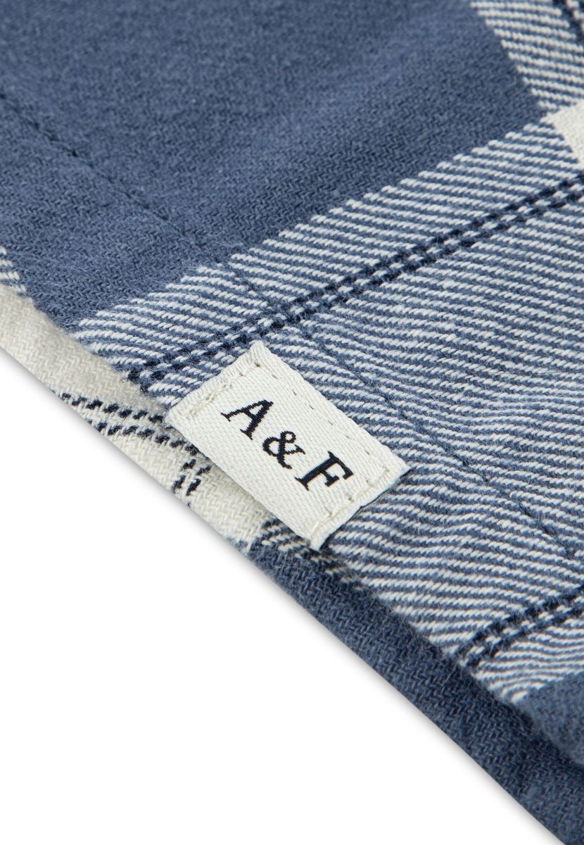 Abercrombie Flanell hetteskjorte vintage indigo