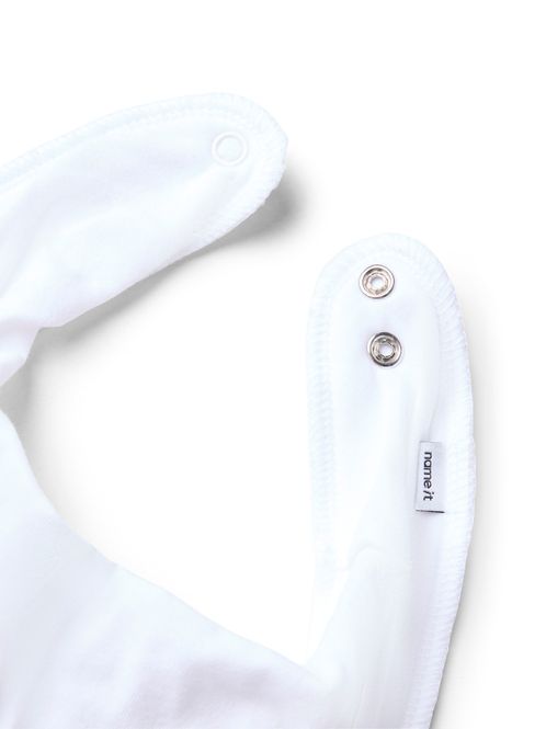 Hovedbilde Name it Yatte scarf bib lillebror bright white 