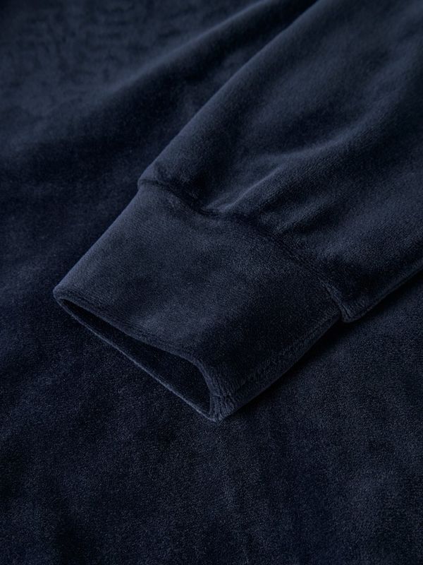 Name It Lili velour hettejakke dark sapphire