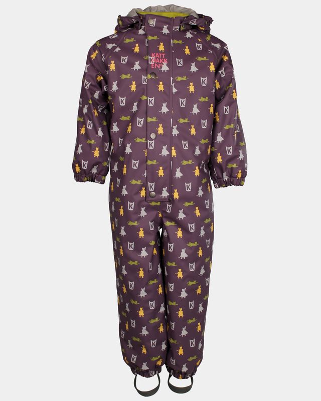 Kattnakken Heilårsregndress Hagl viola